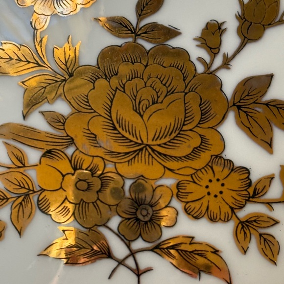 Vintage Arnartcreation Herend Porcelain Floral Gold hinged Decorative box - Picture 15 of 15